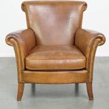 Fauteuil en cuir de mouton
