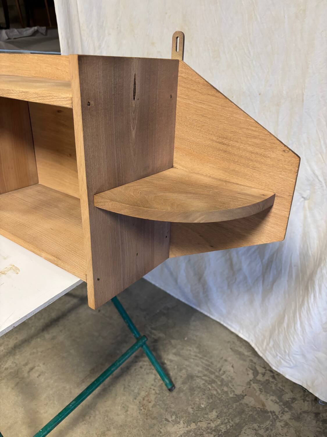 Vintage hanging shelf