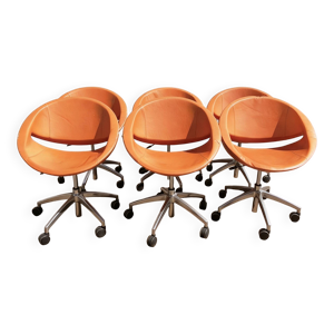 Suite de 6 fauteuils - bureau