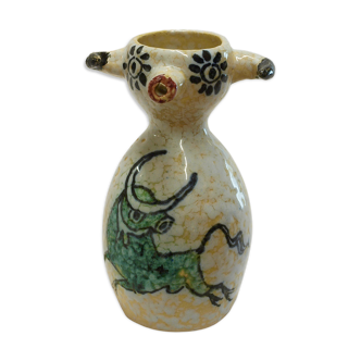 Pablo Sanguino's zoomorphic bull ceramic pitcher