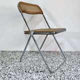 RARE chaise pliante vintage Plia Cane par Giancarlo Piretti pour Castelli | L'ère spatiale italienne | années 1960