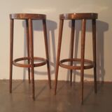Pair of Baumann bar stools