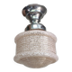 Old globe ceiling light suspension glass from Clichy