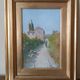 Gino Tommasi Oil Painting On Board 1890/1942 Tuscan View