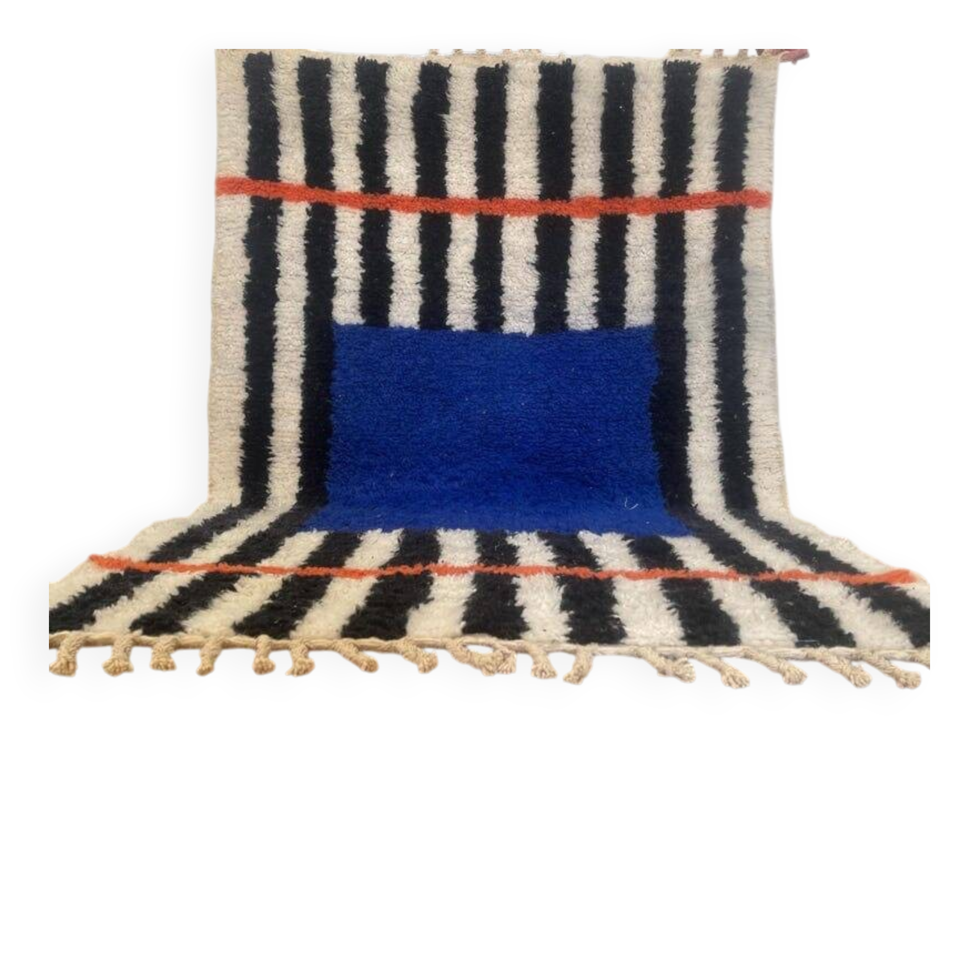 Traditional handmade Moroccan rug, size 140 x 260 cm