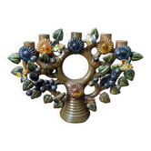 Artisanal chandelier tree of life Mexico in ceramic