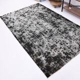Distressed wool vintage tapis rugs 243x158cm