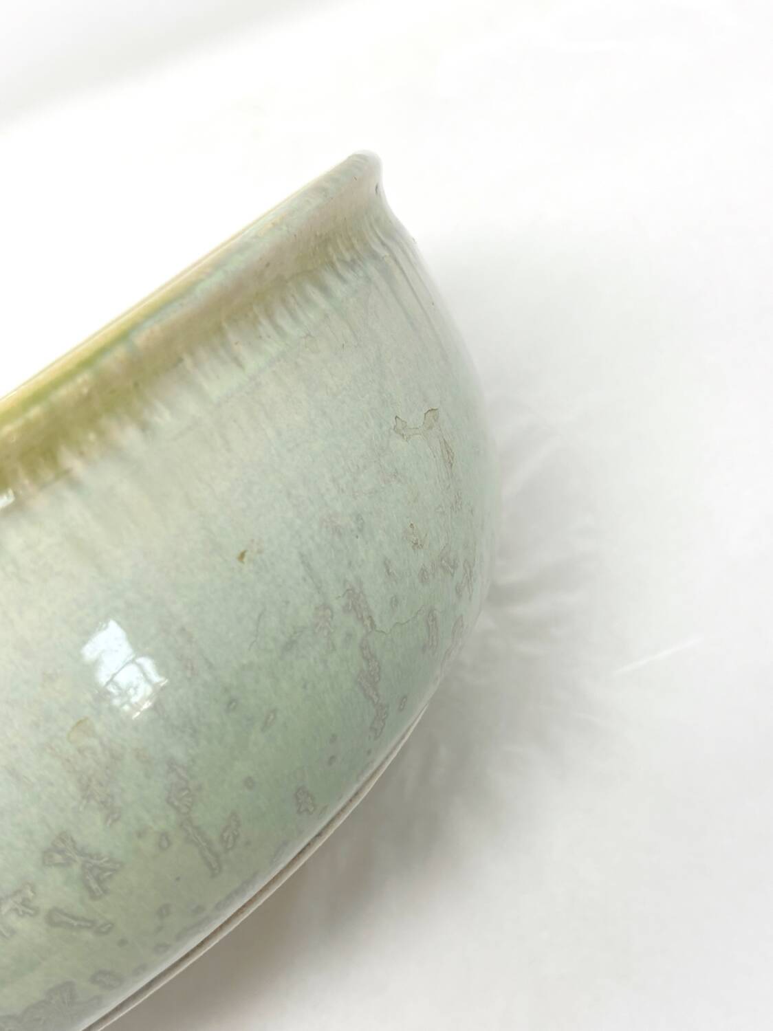 Water green ceramic dish
