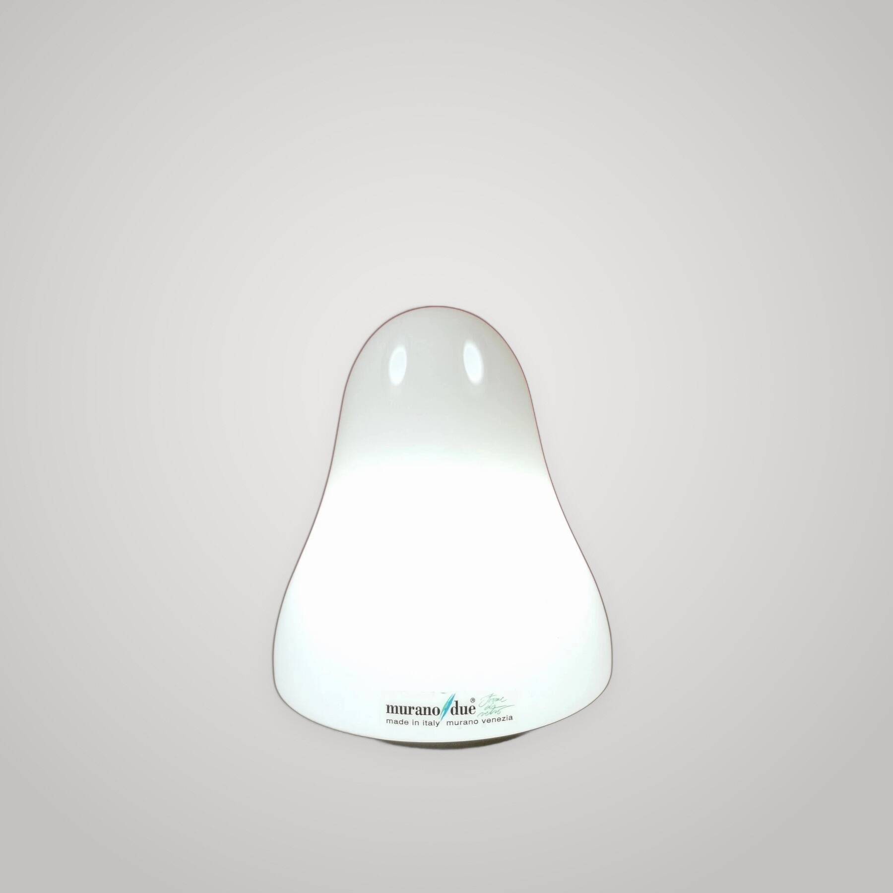 MURANO TWO Ghost Table Lamp Murano Glass by CARLO NASON 1990 Ghost