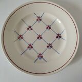 Large antique platter Badonviller Fénal Normandy pattern