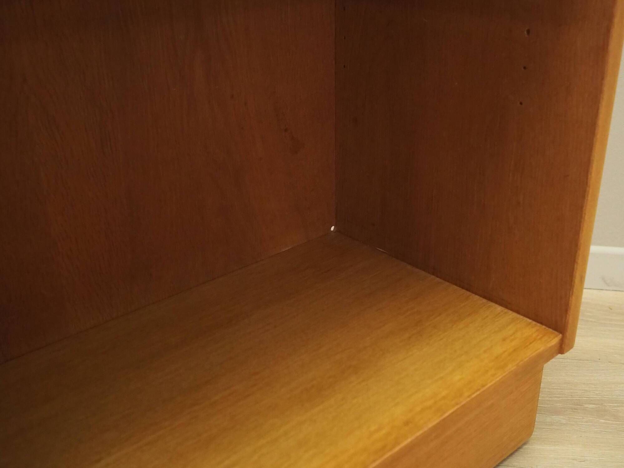 Ash bookcase, Danish design, 1970s, production: Hundevad