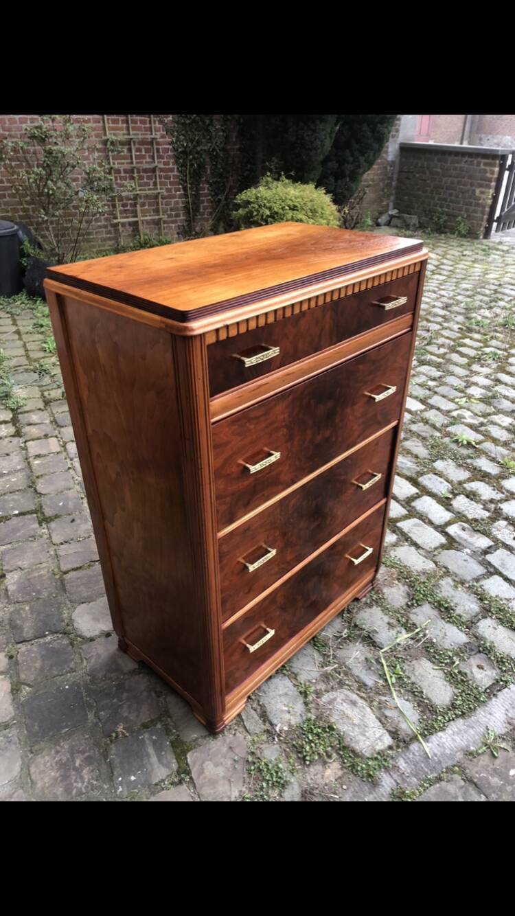 Art Deco chest of drawers