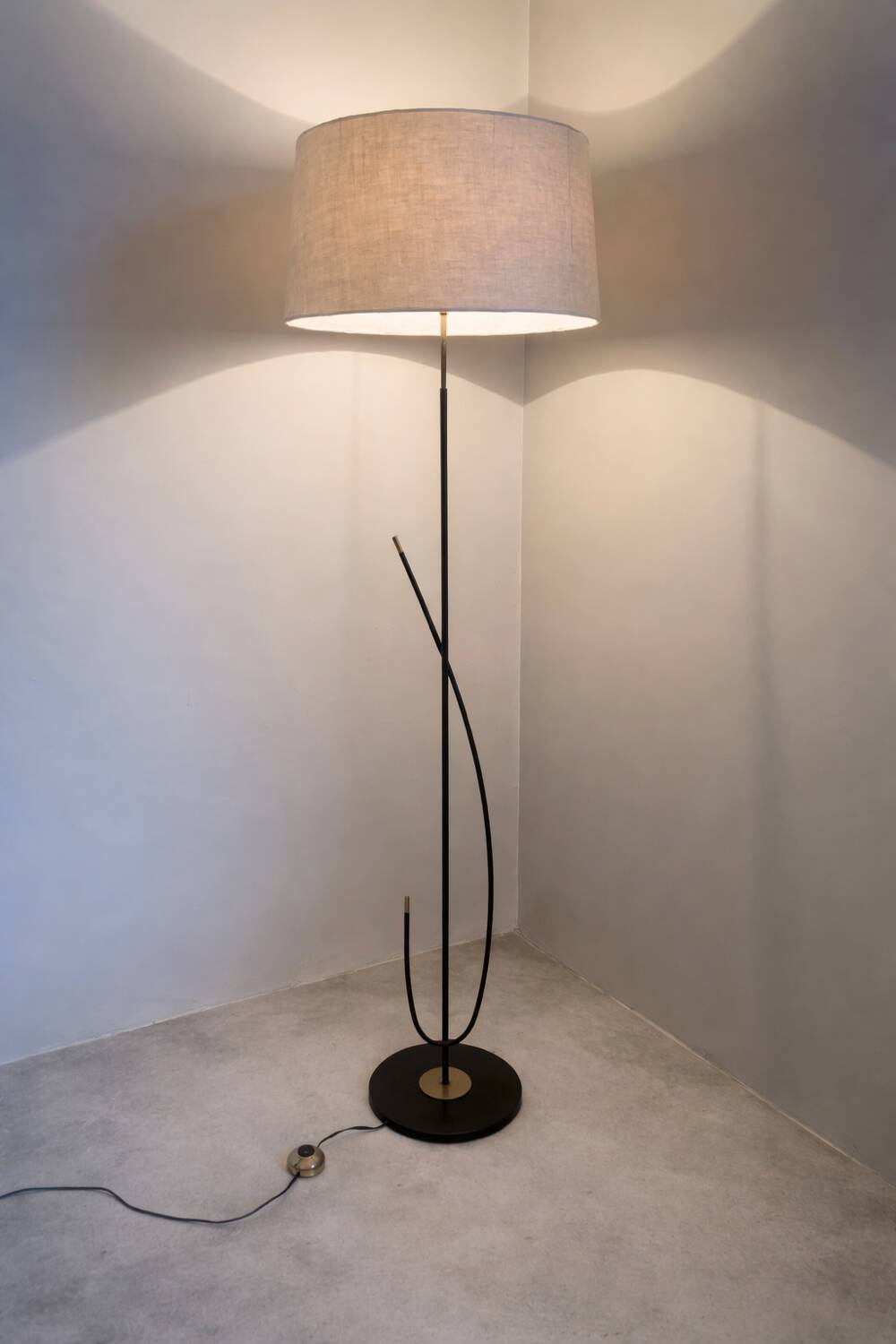 1960s floor lamp by Maison Arlus