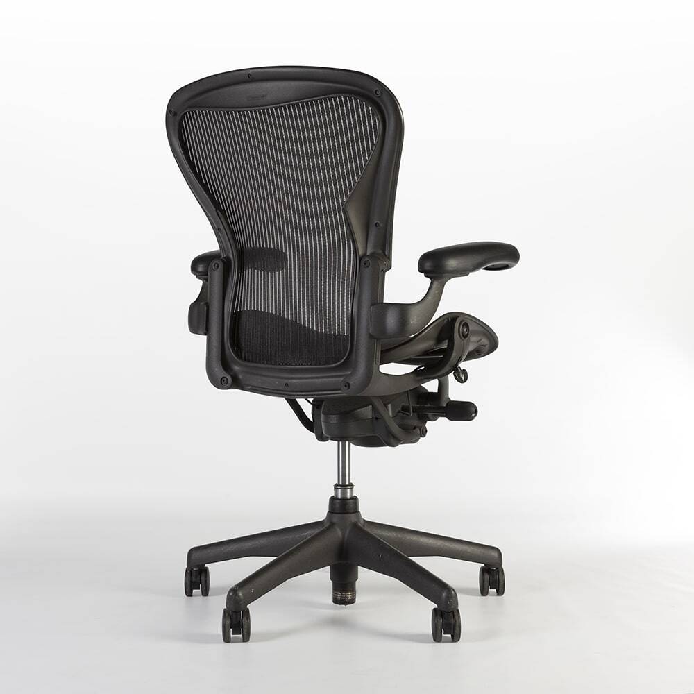 Chaise de bureau noire Herman Miller Original Chadwick & Stumpf Aeron B