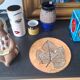 Wall ceramic leaf by Roger Capron, France 1960s-70s