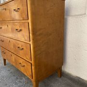 Commode suédoise vintage en bouleau années 50