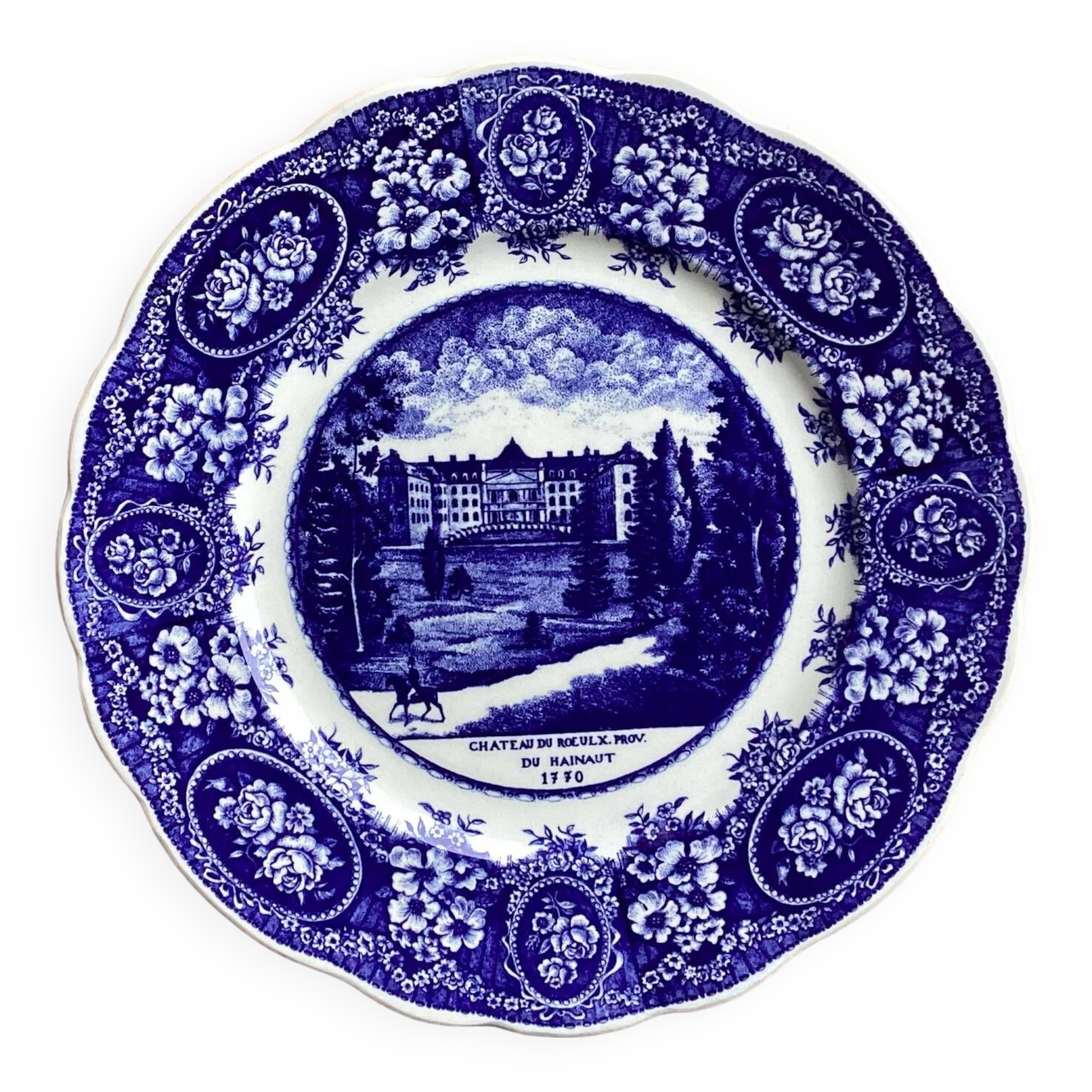 Assiette boch frères « keramis » - vintage