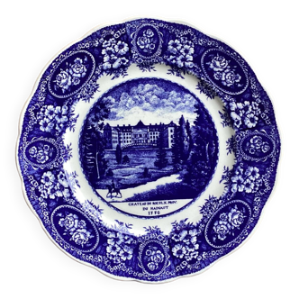 Boch frères “keramis” plate - vintage