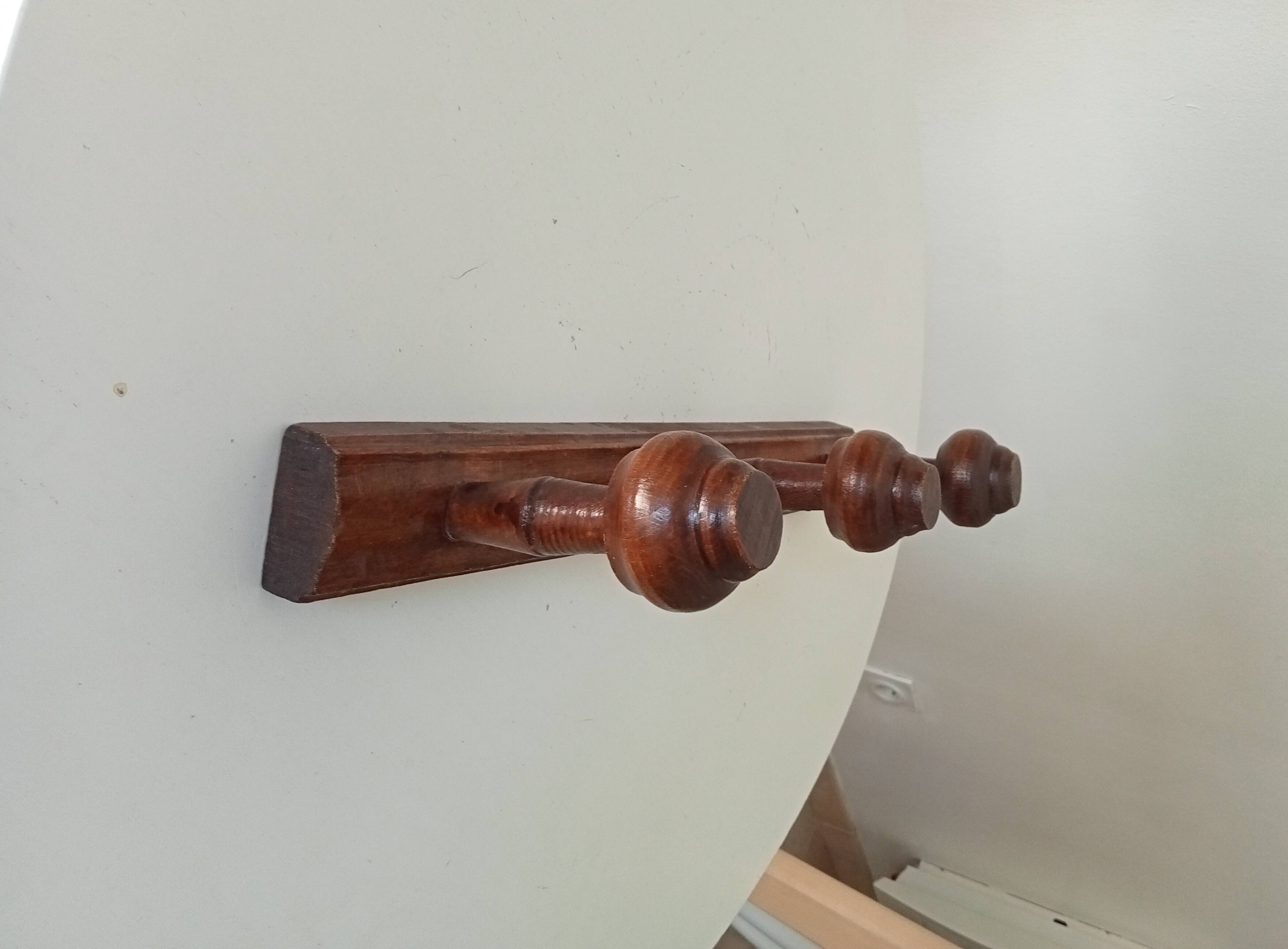Rustic vintage coat rack