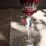 6 verres Baccarat Modèle Piccadilly en cristal doublé de couleurs