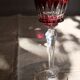 6 Baccarat glasses Piccadilly Model in colored crystal