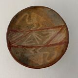 Bird decorated oupe pre-columbian art