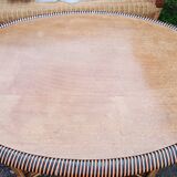 Salon d'hiver ancien en rotin (7 pièces)