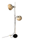 Lampe de sol champignon de style mid-century space age par Hala