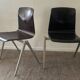 Pair of Pagholz-Germany industrial chairs from the 50s-60s