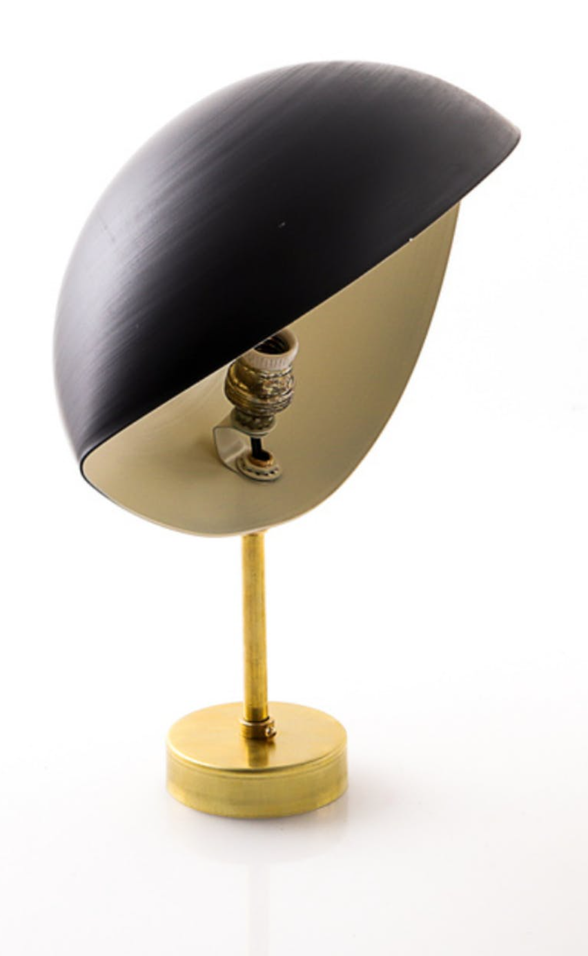 Pair Applyblack Wall Shell Style 1960's