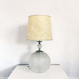 Glass table lamp