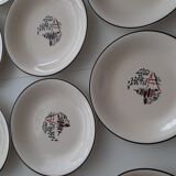 Set of 12 caps Salins