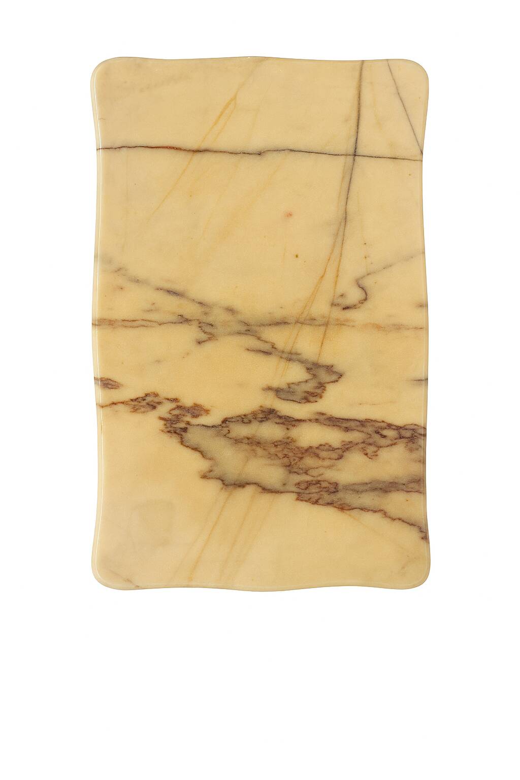 Marble coffee table with brass legs