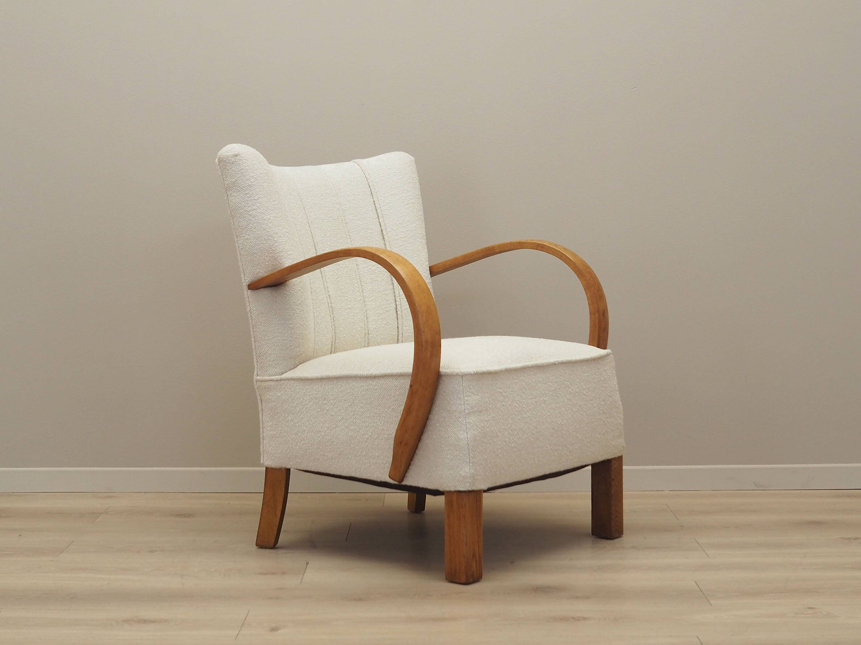 Oak armchair, Art Deco, 1950s, made in Denmark