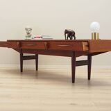 Teak lowboard, Danish design, 1970s, production: Denmark