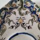 Breakfast set duo Desvres Fourmaintraux regionalist decoration