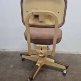 Mid Century Modern Swivel Office Chair By United Chair Co., 1950s