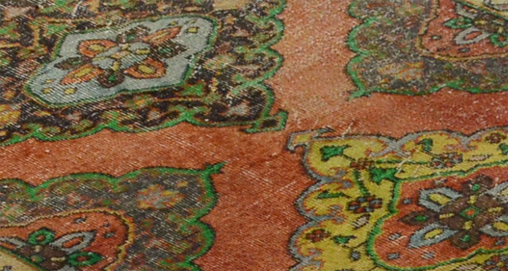 Tapis Anatolien Vintage Fait Main – Années 1950, 270x102 cm