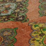 Tapis Anatolien Vintage Fait Main – Années 1950, 270x102 cm