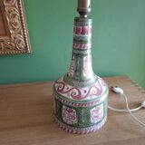Quimper ceramic lamp base, Millot