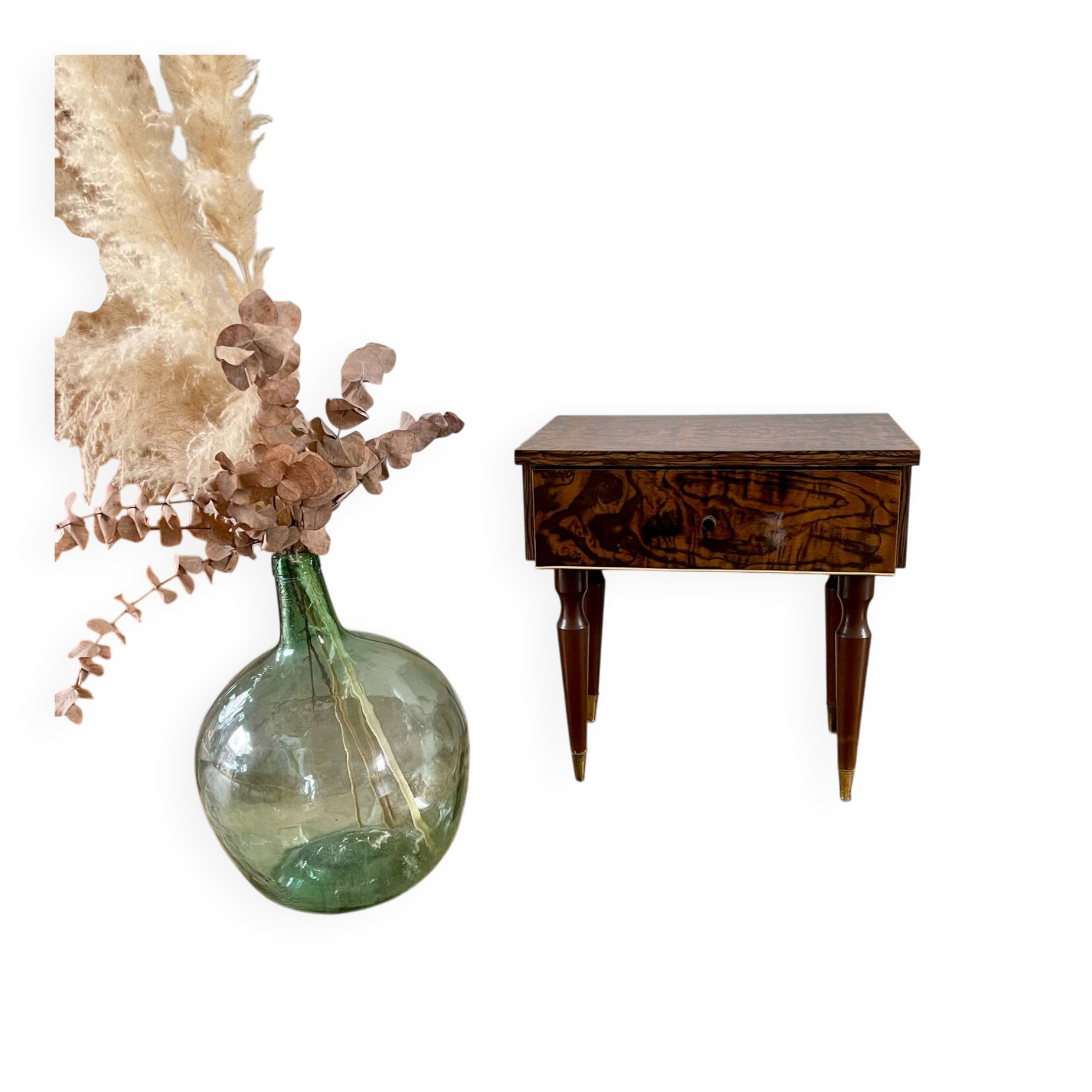 Table de chevet laquée