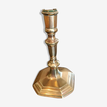 Gilt bronze candle holder