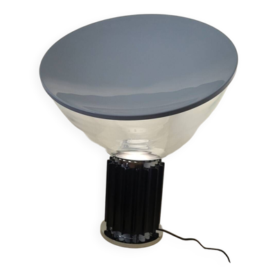 Lampe Taccia par Achille et Pier Castiglioni par Flos grand modèle en verre et Aluminium Italie 1962
