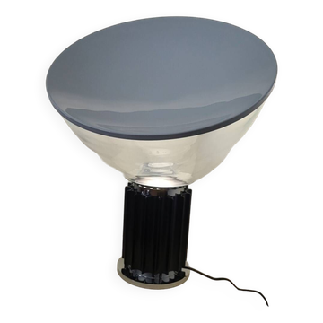 Lampe Taccia par Achille et Pier Castiglioni par Flos grand modèle en verre et Aluminium Italie 1962
