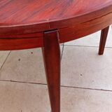 Round table in vintage Rio rosewood