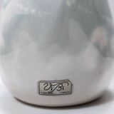 Lacquered and Airbrushed Ceramic Centerpiece /Vase Model Nr 182/2 by Vibi, Italy