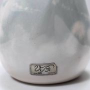 Lacquered and Airbrushed Ceramic Centerpiece /Vase Model Nr 182/2 by Vibi, Italy