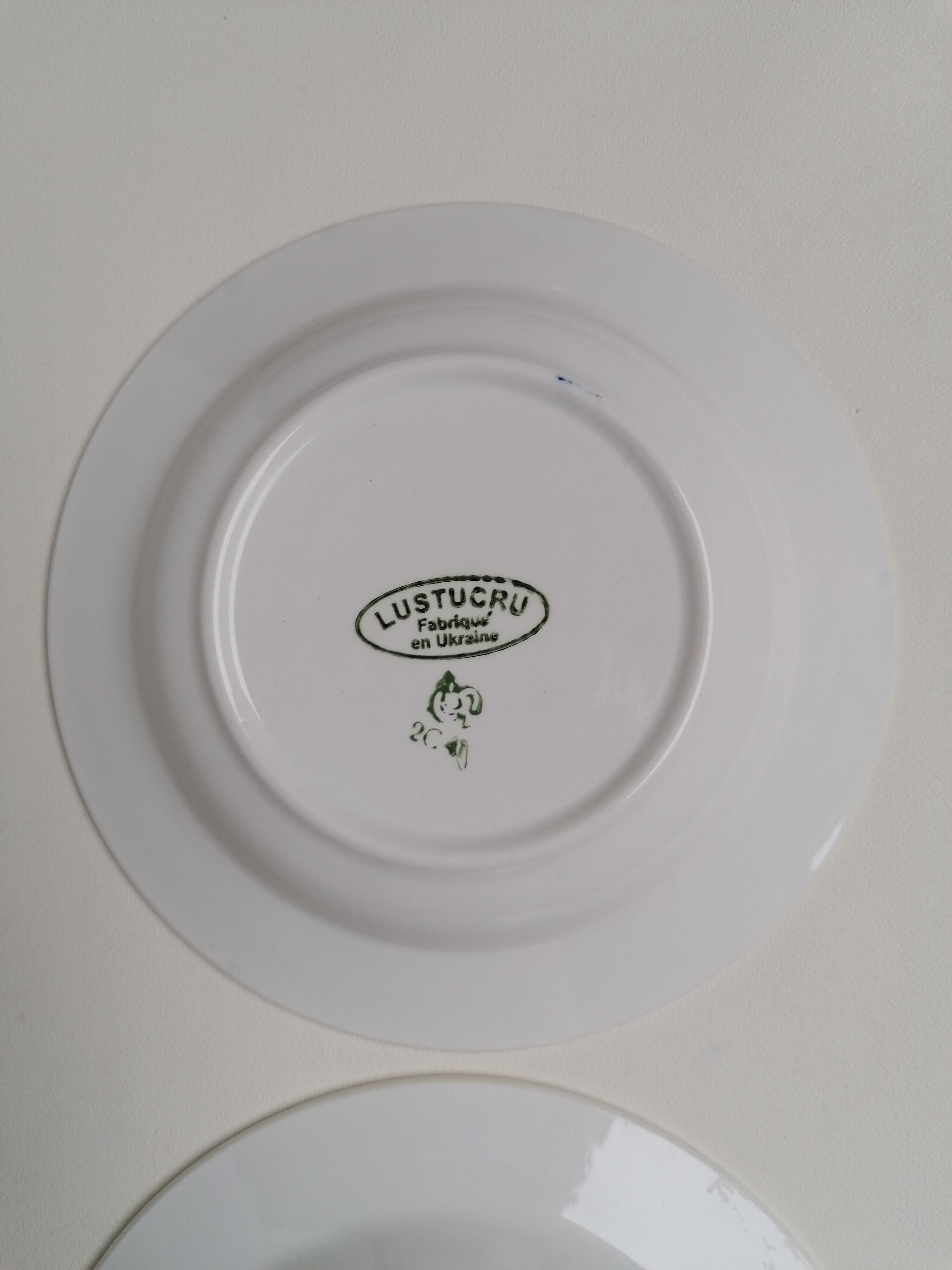 Two hollow plates