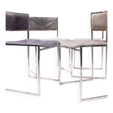 Set of 4 Chairs style  Willy Rizzo