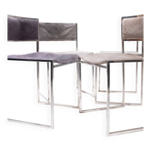 Set of 4 Chairs style  Willy Rizzo